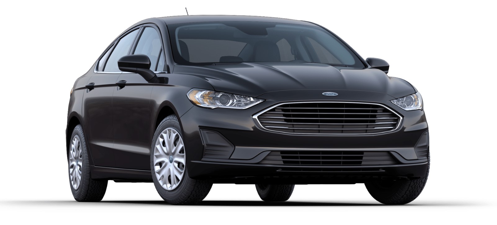 2019 Ford Fusion S Front Black Exterior